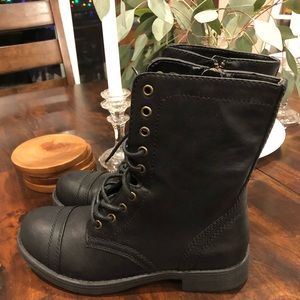 BRAND NEW Black Lace Up Boots NWT-MAKE AN OFFER